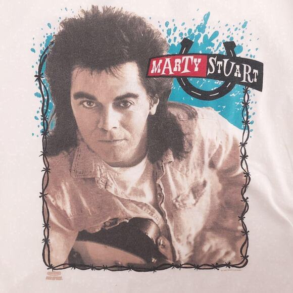 Marty Stuart 1992 This One's Gonna Hurt You Tour Tshirt - Picture 4 of 4